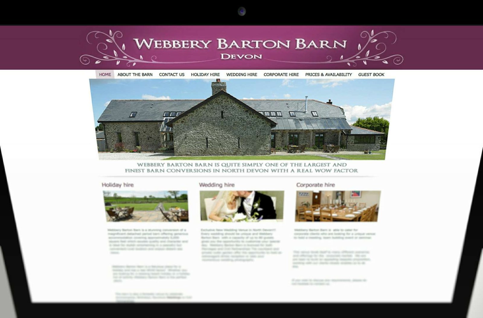 Webbery Barton Barn - hero